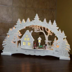 STAR TRADING Village - en lys LED-lysbue| Julebelysning|Dekorasjonsbelysning