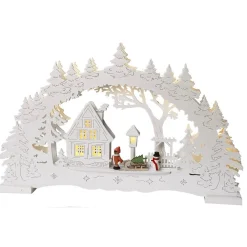 STAR TRADING Village - en lys LED-lysbue| Julebelysning|Dekorasjonsbelysning