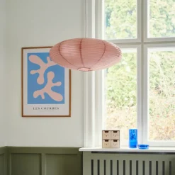 Nordlux Villo 60 papirlampeskjerm Ø 60 cm, høyde 25 cm, rosé| Tilbehør|Lampeskjermer