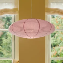 Nordlux Villo 60 papirlampeskjerm Ø 60cm høyde 25cm, lilla| Lampeskjermer