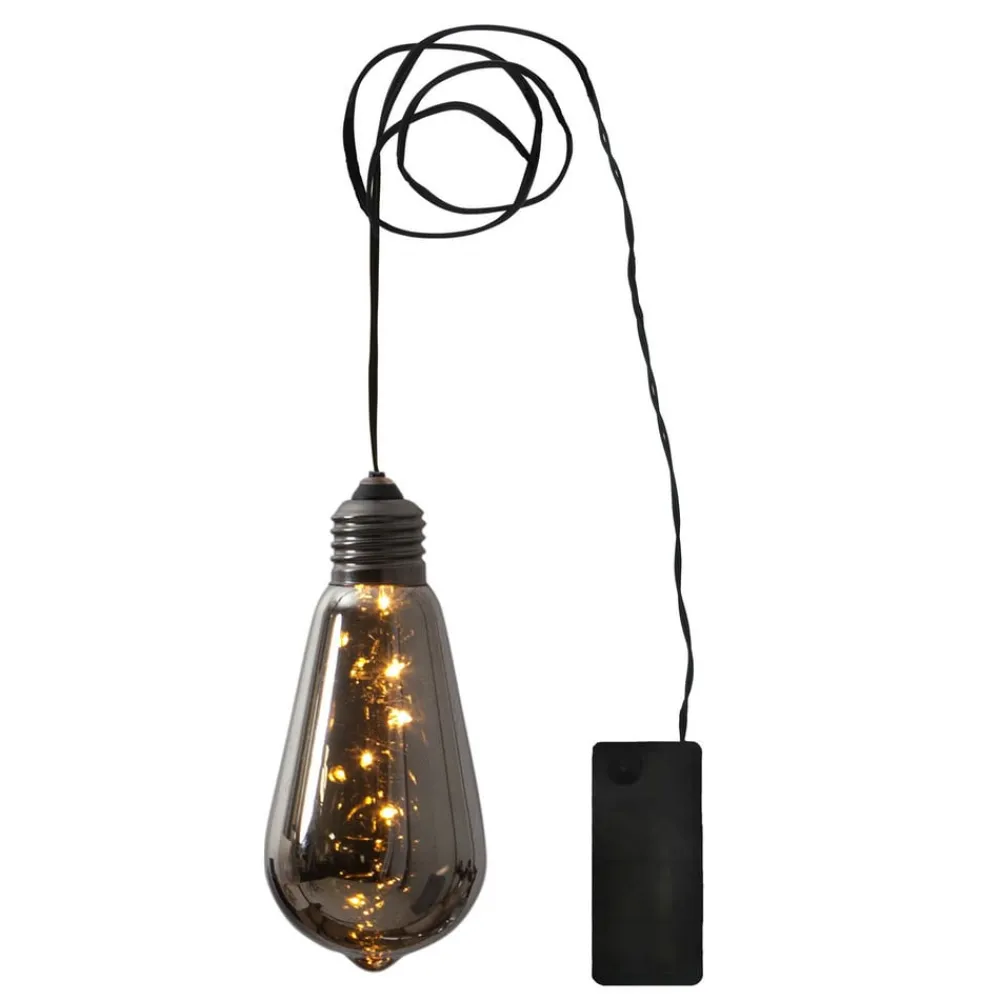 STAR TRADING Vintage LED-dekobelysning Glow med timer, røyk| Dekorasjonsbelysning