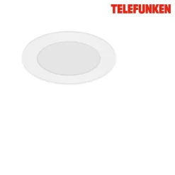 Telefunken Virgo innfelt LED-lampe, RGBW, hvit, Ø 12 cm| Smarthus Belysning
