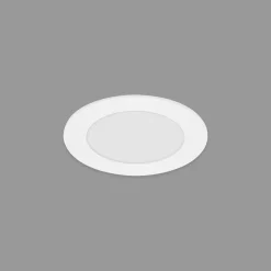 Telefunken Virgo innfelt LED-lampe, RGBW, hvit, Ø 12 cm| Smarthus Belysning