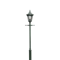 Konstsmide Virgo stolpelampe, 1-lampe, mørkegrønn| Lyktestolper