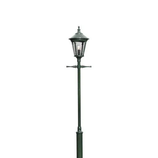 Konstsmide Virgo stolpelampe, 1-lampe, mørkegrønn| Lyktestolper