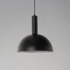 SIGMA Vitrum cupola M hengelampe, svart, halvsirkelformet, Ø 30 cm Discount