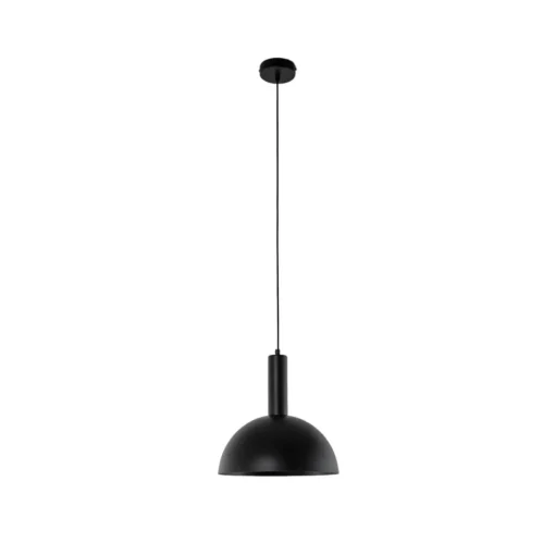 SIGMA Vitrum cupola M hengelampe, svart, halvsirkelformet, Ø 30 cm Discount