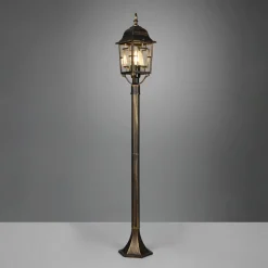 Trio Lighting Volturno stibelysning, rustfarget, høyde 100 cm, aluminium Sale