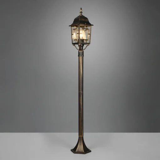 Trio Lighting Volturno stibelysning, rustfarget, høyde 100 cm, aluminium Sale