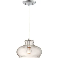 Westinghouse hengelampe 6345840 med glasskjerm Best