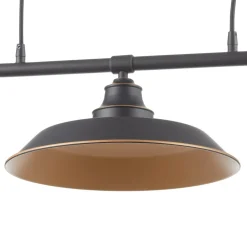 Westinghouse hengelampe Iron Hill, svart, 3 lys| Pendellamper