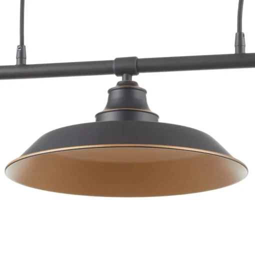 Westinghouse hengelampe Iron Hill, svart, 3 lys| Pendellamper