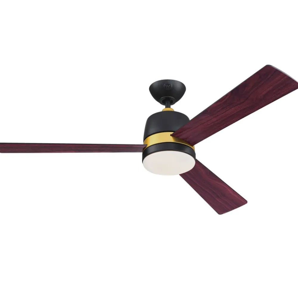 Westinghouse Tristan vifte svart/kirsebær Clearance