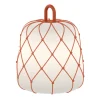 Wever & Ducré Lighting WEVER & DUCRÉ lampeskjerm Costa 2.0, oransje, tau, Ø 28 cm Hot
