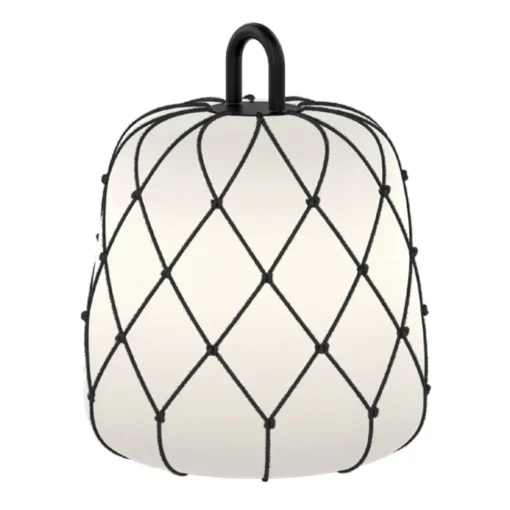 Wever & Ducré Lighting WEVER & DUCRÉ lampeskjerm Costa 2.0, svart, tau, Ø 28 cm| Elektromateriell