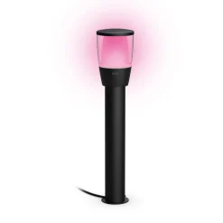 WiZ Elpas LED-gatelampe svart RGBW forlengelse
