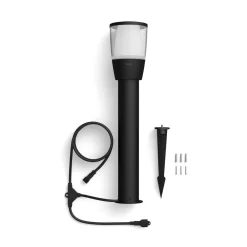 WiZ Elpas LED-gatelampe svart RGBW forlengelse