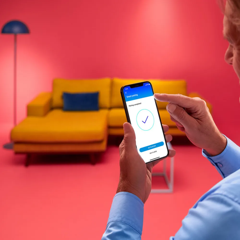 WiZ Imageo LED-spot med 3 lys 2 700-6 500 K, sort