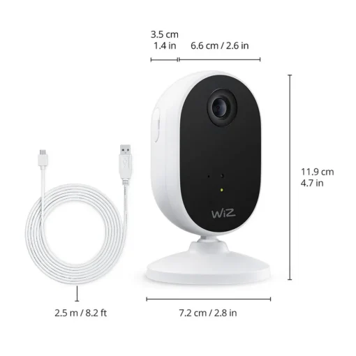 WiZ Indoor Security kamera med Wi-Fi Clearance