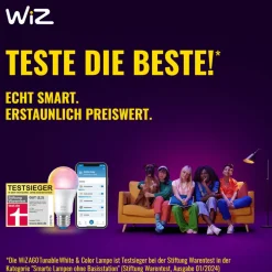 WiZ Starter Kit for innendørs sikkerhetskameraer med 3 x E27 Sale