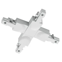 Trio Lighting X-connector DUOline 2-fase skinne, hvit matt New