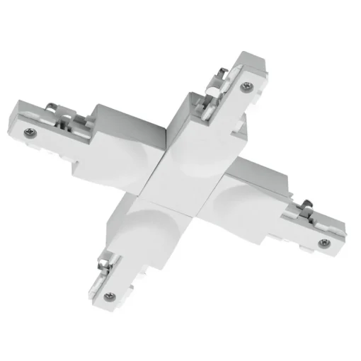 Trio Lighting X-connector DUOline 2-fase skinne, hvit matt New