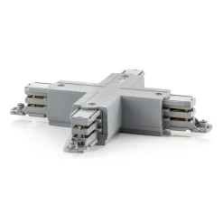 GLOBAL X-kontakt 3-faset strømskinne Noa, grå| Skinnesystem