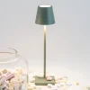 Zafferano Poldina mikro oppladbar lampe IP65 salvie Online