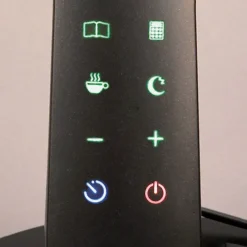 Aluminor Zig LED-skrivebordslampe med kontrollpanel svart| Kontorbelysning|Bordlamper